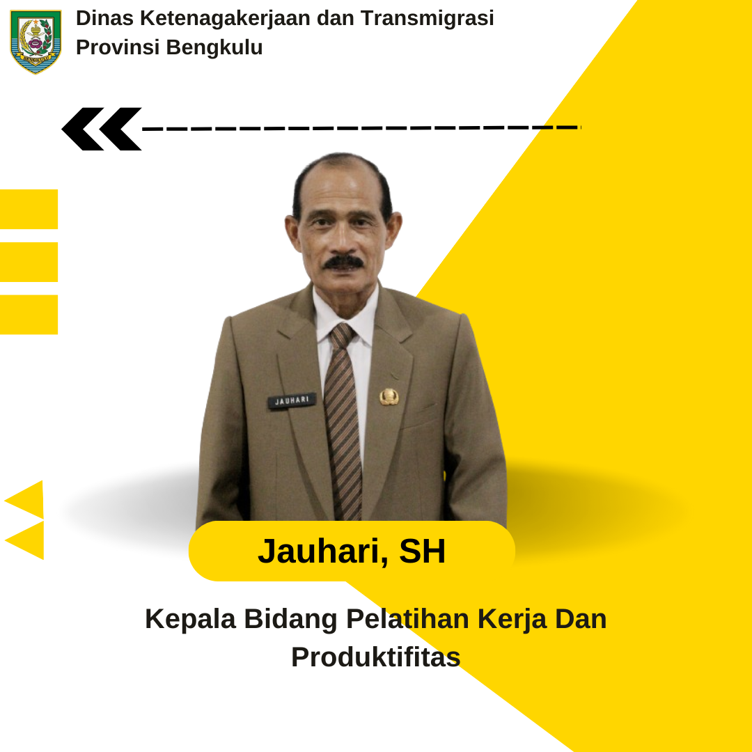Kepala Bidang Pelatihan dan Produktivitas